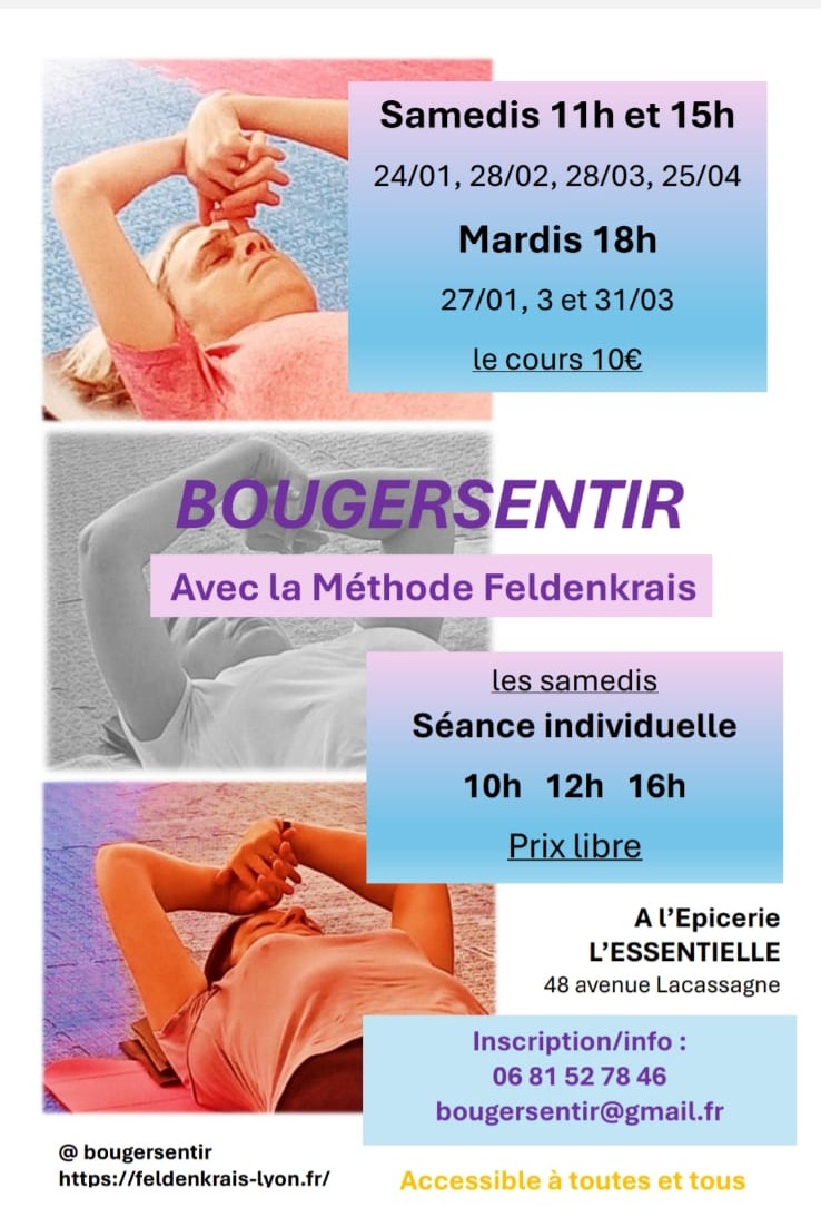 Image pour le cours collectif BougerSentir avec la méthode Feldenkrais