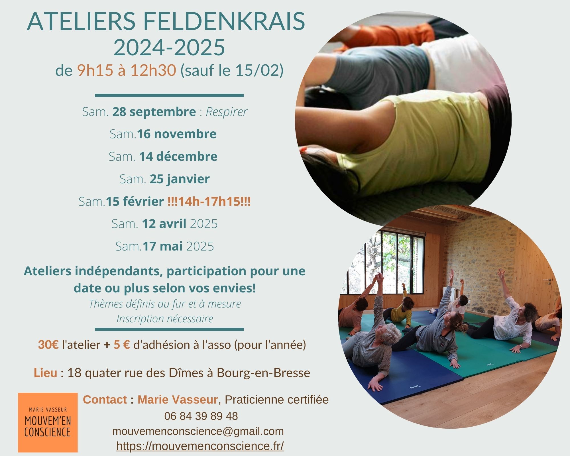 Image pour le cours collectif Les ateliers 2024-2025