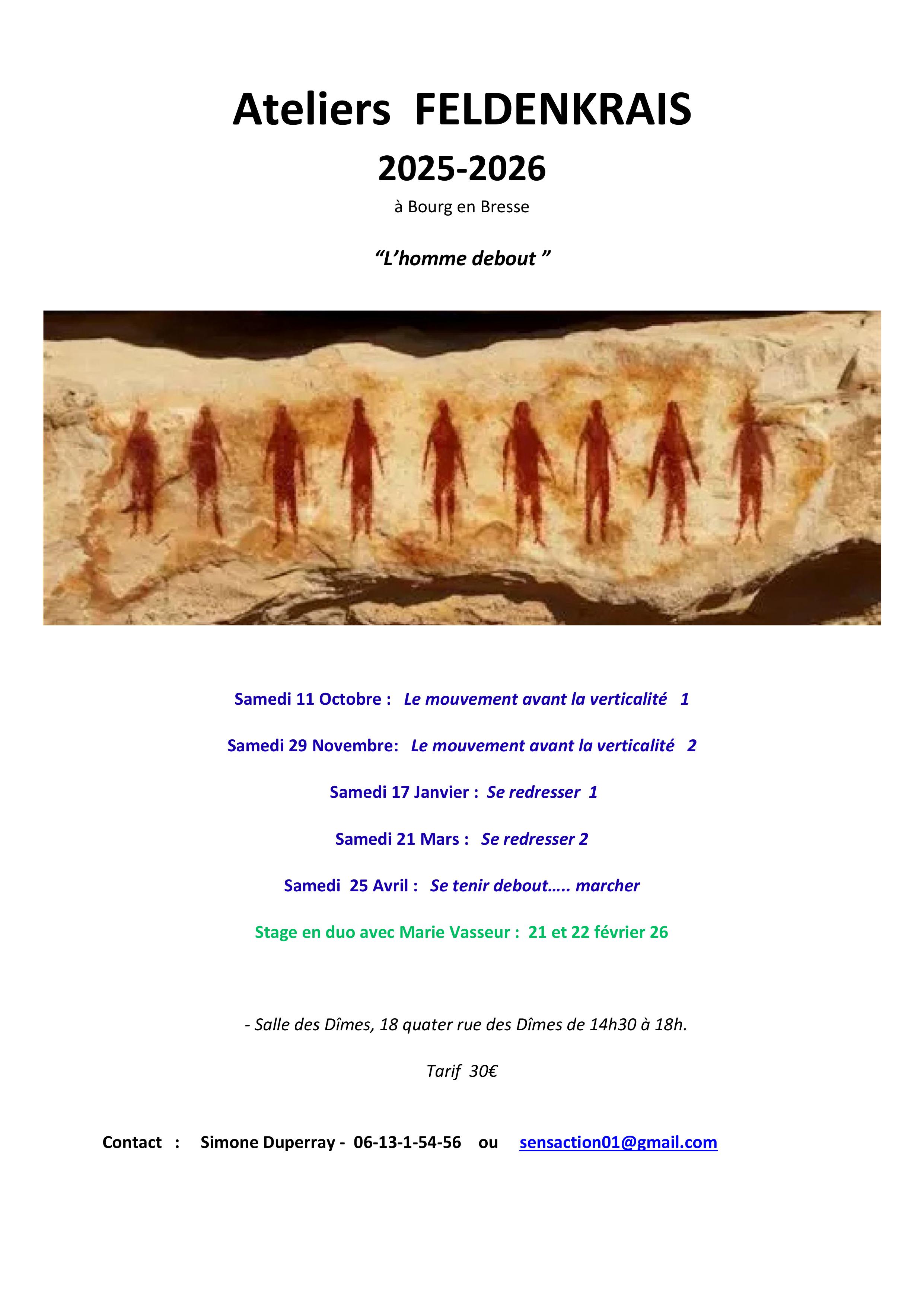 Feldenkrais - L'homme debout : Se redresser - 2