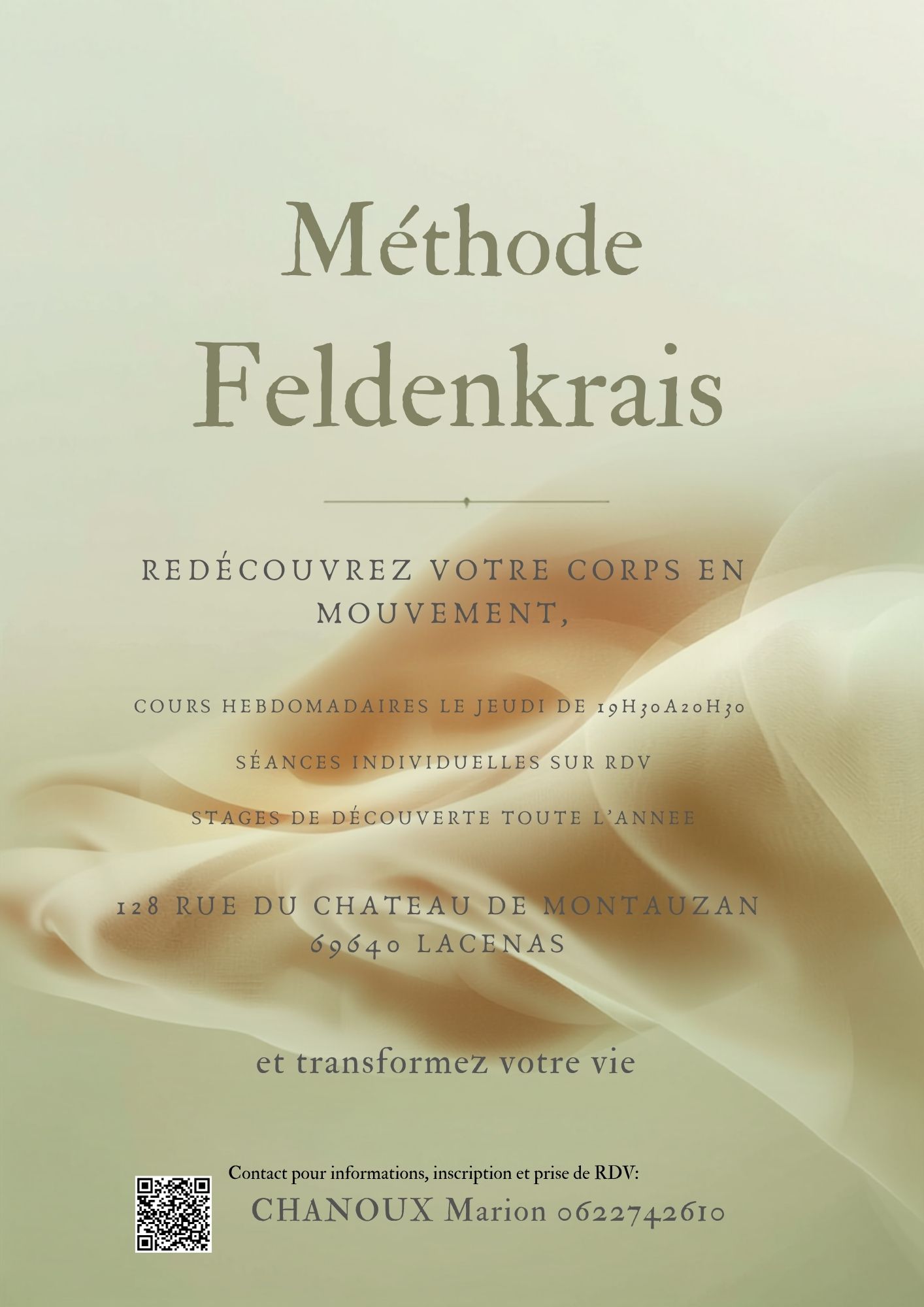 Image pour le cours collectif Stages Méthode Feldenkrais Sérézin du Rhône 69360